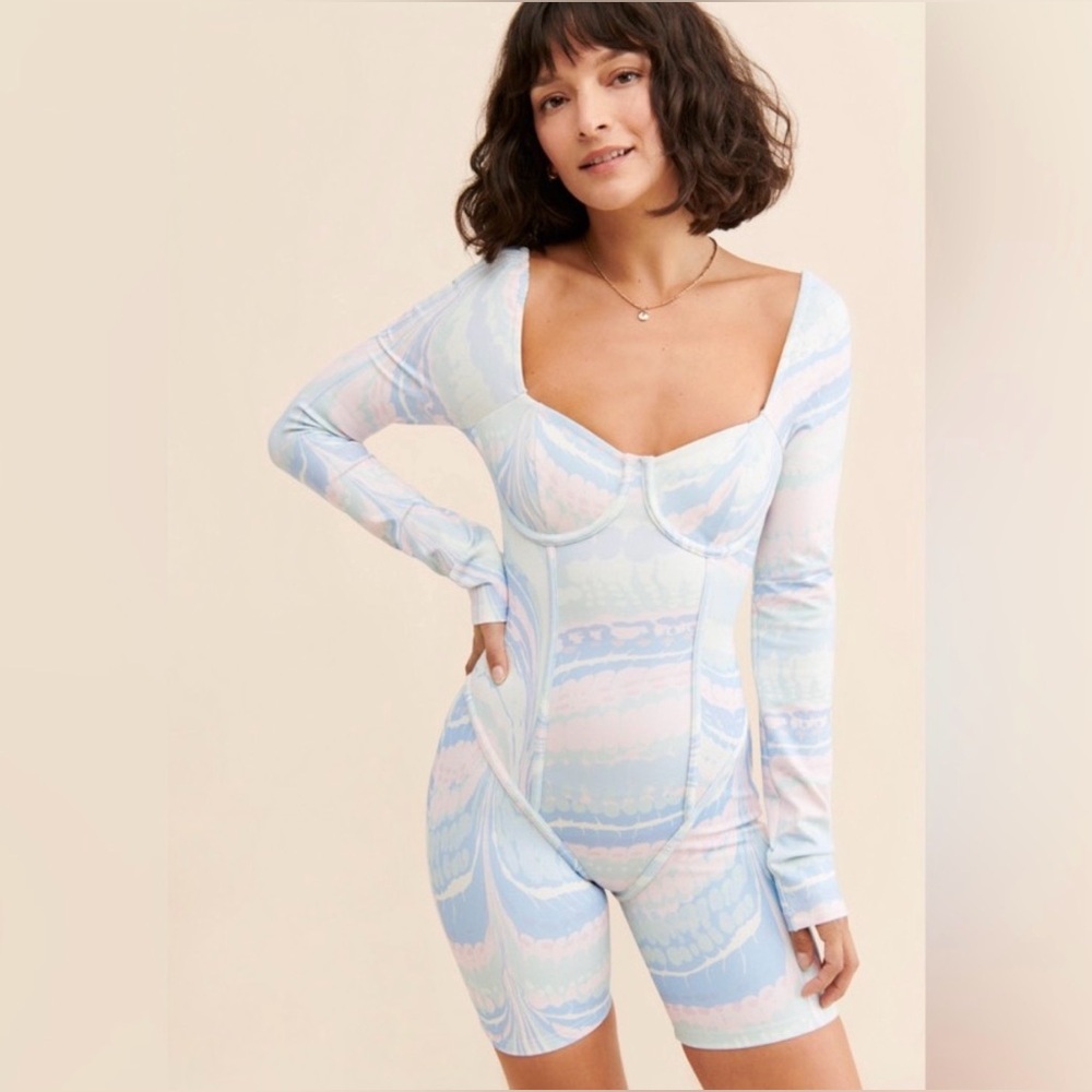 Selkie Pastel Unitard Bodysuit - 4X